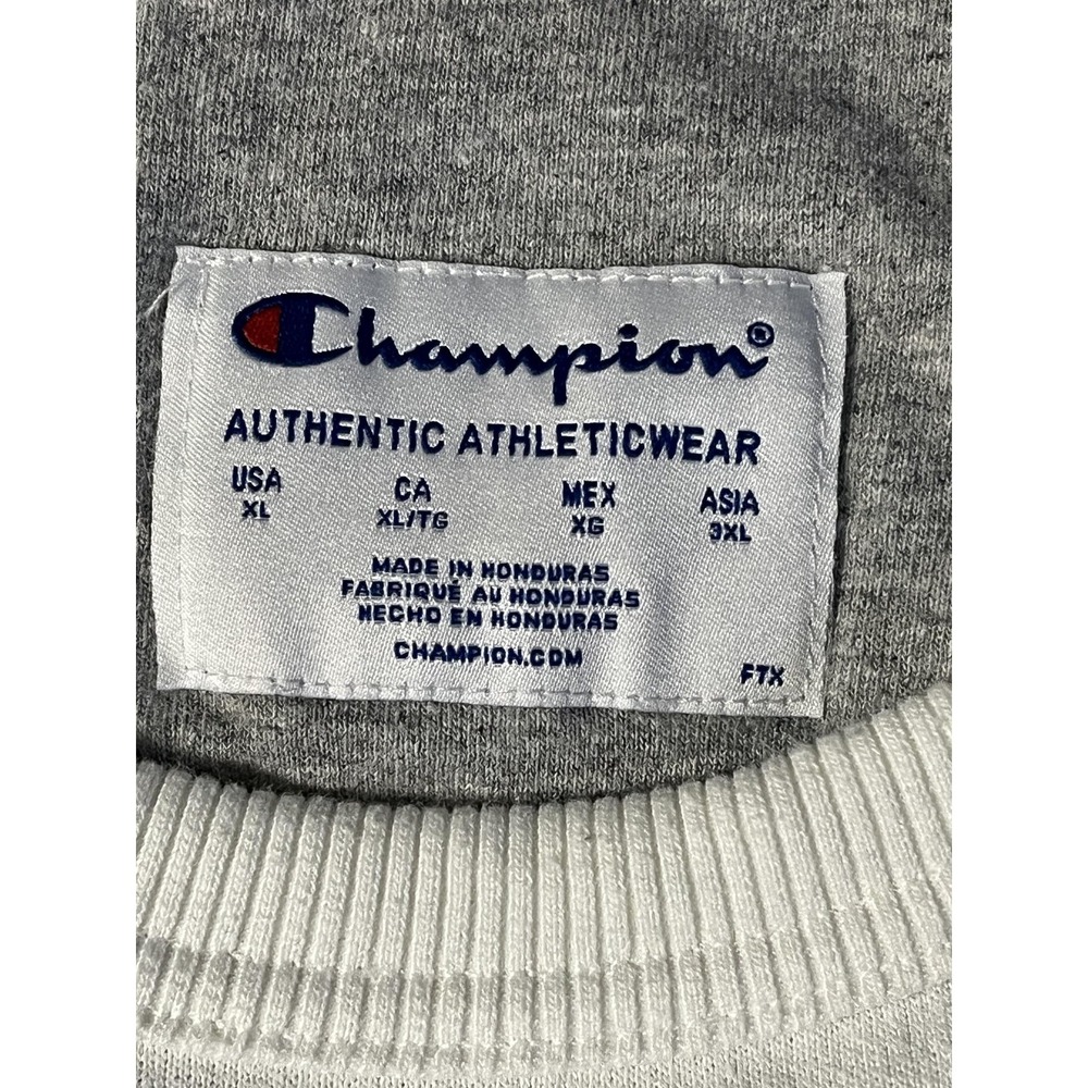 Champion Sweatshirt Mens XL White Crewneck Cartoon MADCAB Franklin Peanuts - Picture 4 of 14